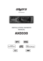 Dual Axxera-AXD-330-Owners-Manual